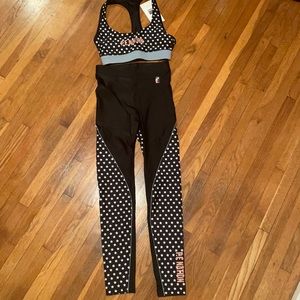 Pe nation set bra abs leggings s pants xs top